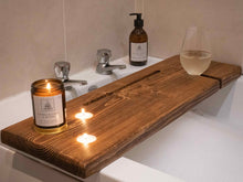 Load image into Gallery viewer, Rustic Wooden Bath Board
