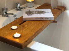 Load image into Gallery viewer, Rustic Wooden Bath Board
