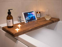 Load image into Gallery viewer, Rustic Wooden Bath Board
