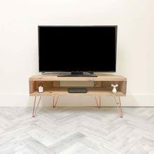 Load image into Gallery viewer, Handmade Rustic TV Stand
