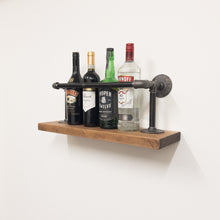 Load image into Gallery viewer, Rustic Wall Mounted Wine Rack
