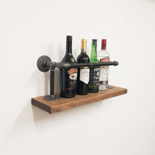 Load image into Gallery viewer, Rustic Wall Mounted Wine Rack
